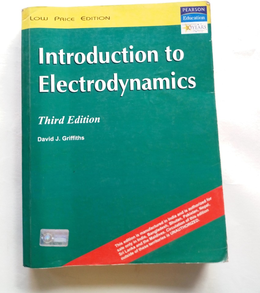 Introduction To Electrodynamics Third edition by David J 