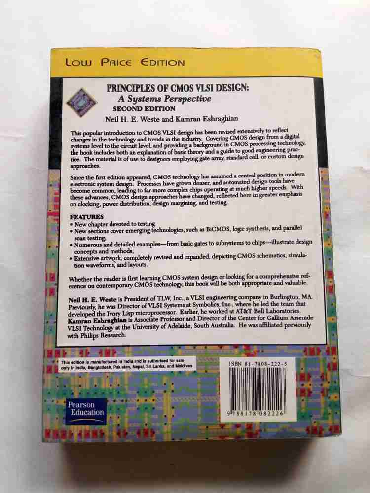 Principles of CMOS VLSI Design: A Systems Perspective with