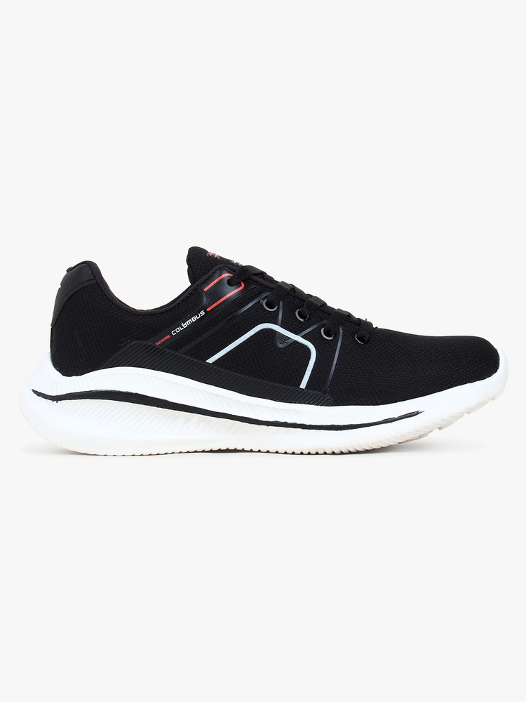 COLUMBUS PROMO BLACK ORANGE Running Shoes For Men