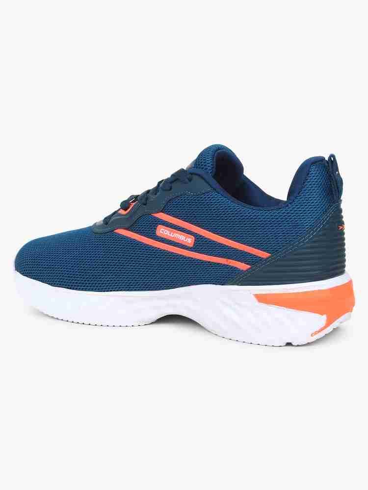 COLUMBUS FRENZY T.BLUE ORANGE Running Shoes For Men Buy COLUMBUS FRENZY T. BLUE ORANGE Running Shoes For Men Online at Best Price Shop Online for Footwears in India Flipkart