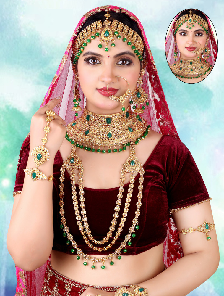 Flipkart bridal jewellery top set with price