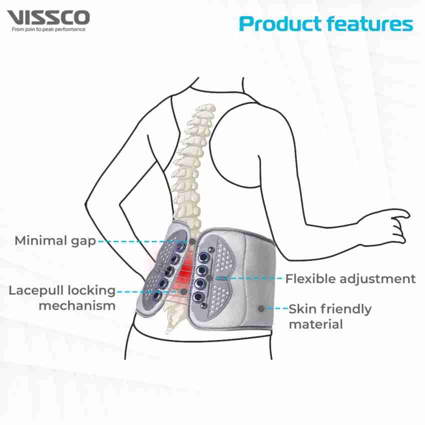 VISSCO Flexi Lace Pull Ls Belt ( Special ) Back / Lumbar Support - Buy  VISSCO Flexi Lace Pull Ls Belt ( Special ) Back / Lumbar Support Online at  Best Prices in India - Sports & Fitness