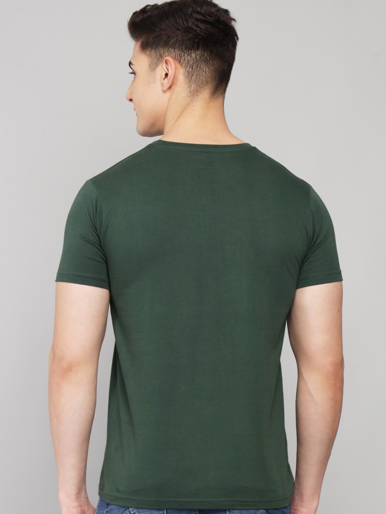 navy green shirt plain