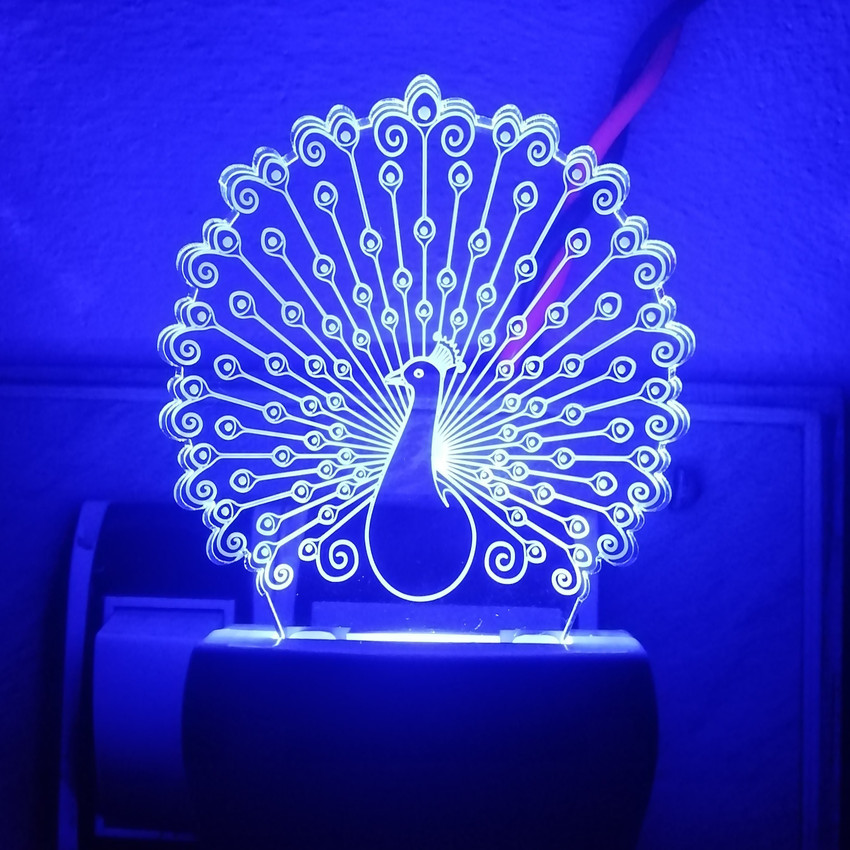 Peacock night new arrivals light