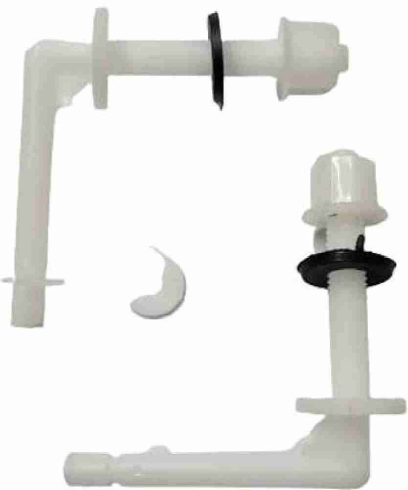 KI BATH FITTINGS Toilet Seat Cover Hinges Clamp 'L' Type PVC Spare