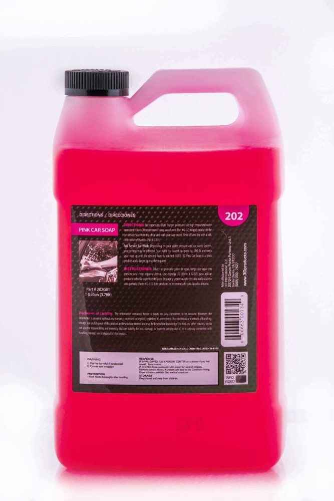 3D Car Care 3D Pink Car Soap Car Washing Liquid Price in India