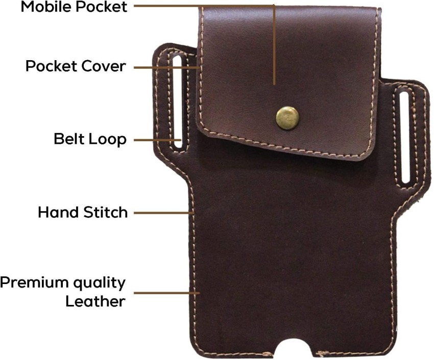 Cellphone Loop Holster Vintage Wallet Phone Pouch Belt Bag Waist