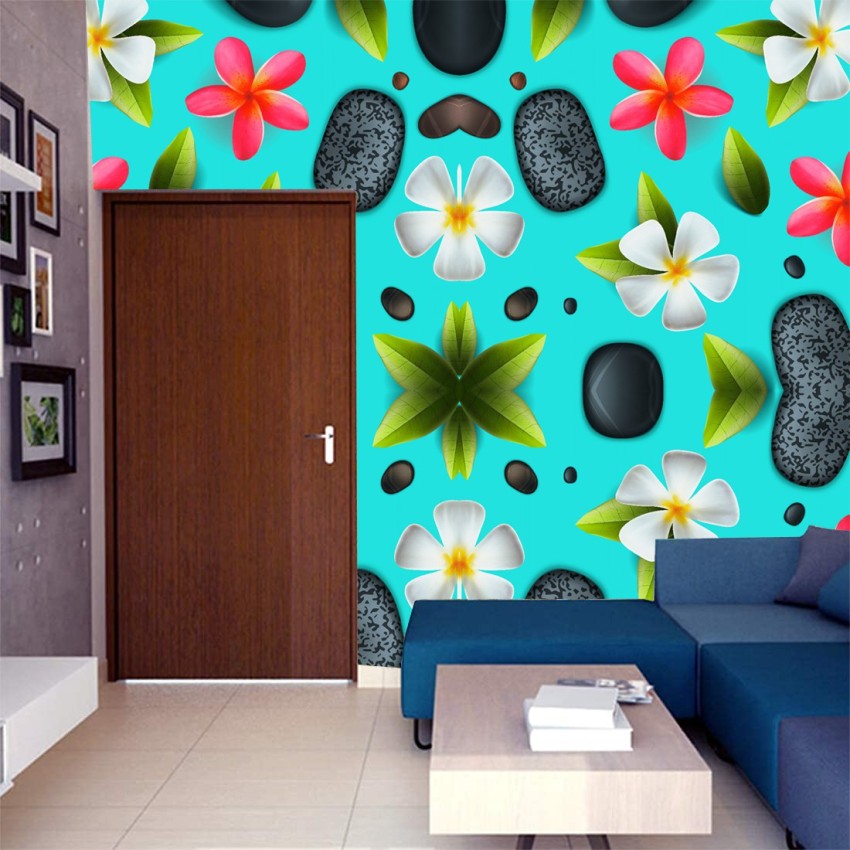 Buy Oversized Floral Glade Wallpaper Large Floral Print Dark Online in  India  Etsy