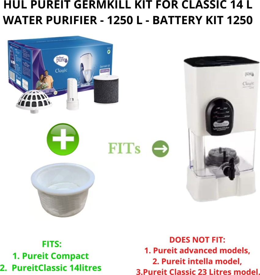 Water Purifier Filter PUREIT Classic Advanced Non Electric Water