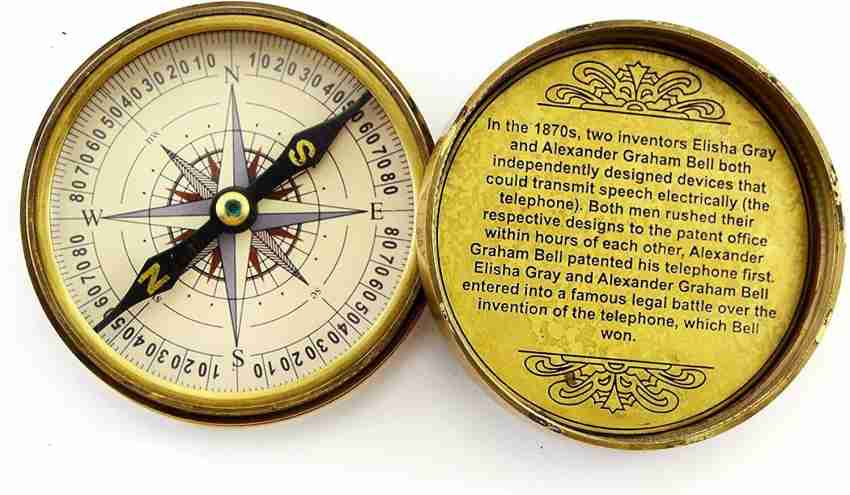 Prettycraft Solid Brass Sun Dial Beautiful Nautical Sundial Compass Antique  Look Compass - Buy Prettycraft Solid Brass Sun Dial Beautiful Nautical  Sundial Compass Antique Look Compass Online at Best Prices in India 