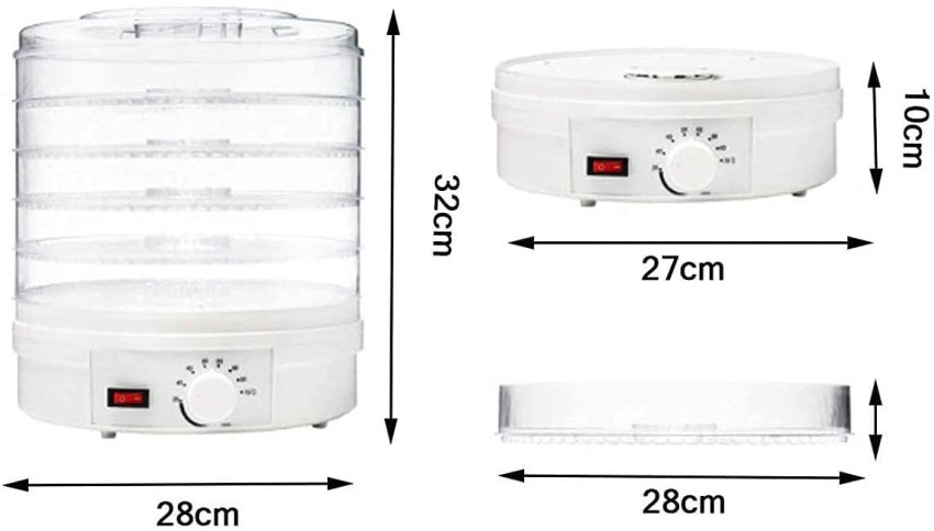 Buy Chefman 5 Tray Round Food Dehydrator Online at desertcartINDIA