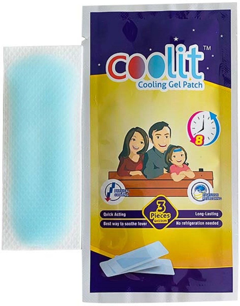 16 Sheets Baby Cool Pads for Kids Fever Discomfort & Pain Relief