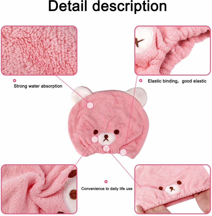 Kids hair top drying towel