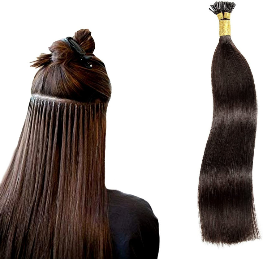 Human hair top extensions permanent