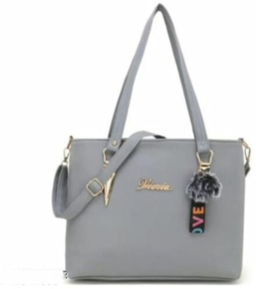 Buy Kiyoa Collection Women Grey Handbag Grey Online Best Price in India Flipkart