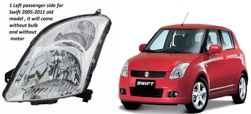 Headlight assembly for Maruti Swift (2005-2011) & Dzire (2008
