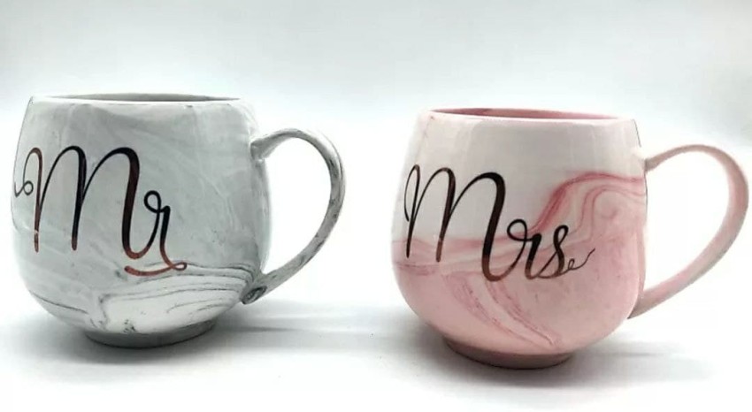 Set of 2 Mr and Mrs Mugs, Wedding Mug Set, His and Hers Mugs, Custom Couple  Mugs, Newlywed Gift Idea, Marriage Mug Set, Anniversary Mug Set 