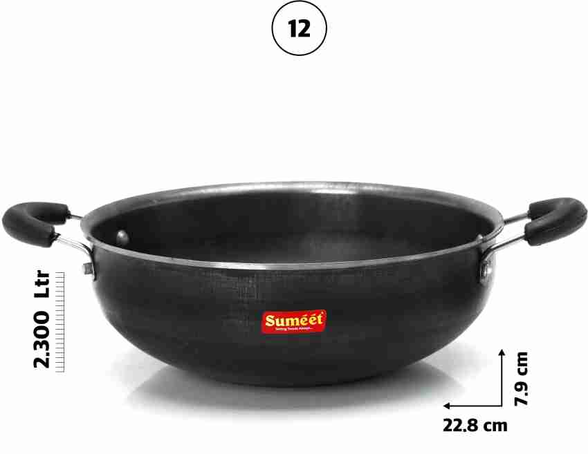 Sumeet Pre Seasoned 2.5mm Thick Iron Dosa Tawa with Double Side