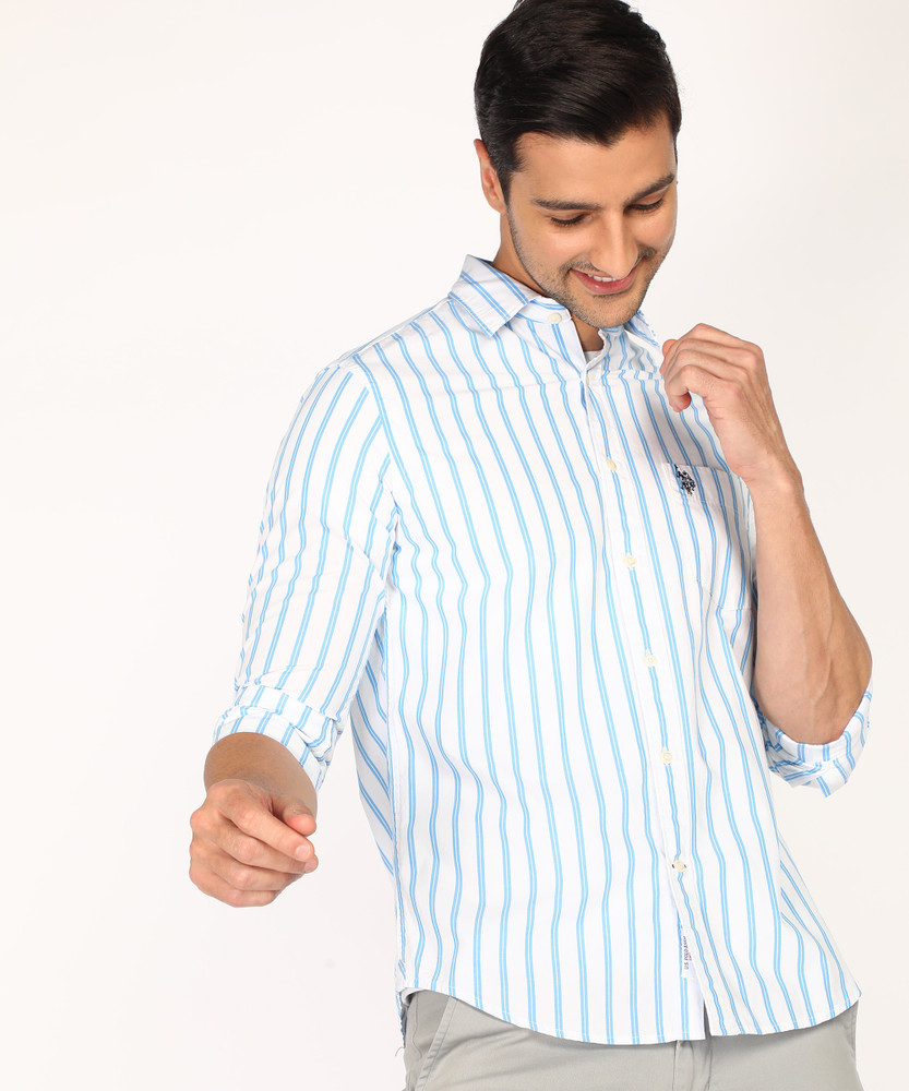 Us polo assn striped shirt hotsell