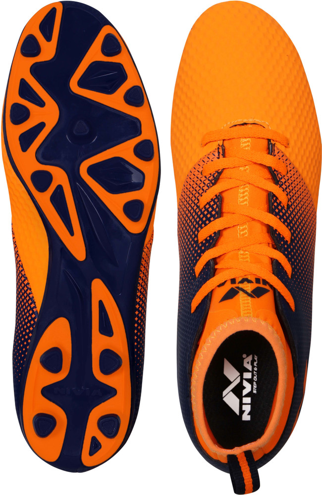 NIVIA Ashtang Football Shoes For Men Buy Orange Color NIVIA Ashtang Football Shoes For Men Online at Best Price Shop Online for Footwears in India Flipkart