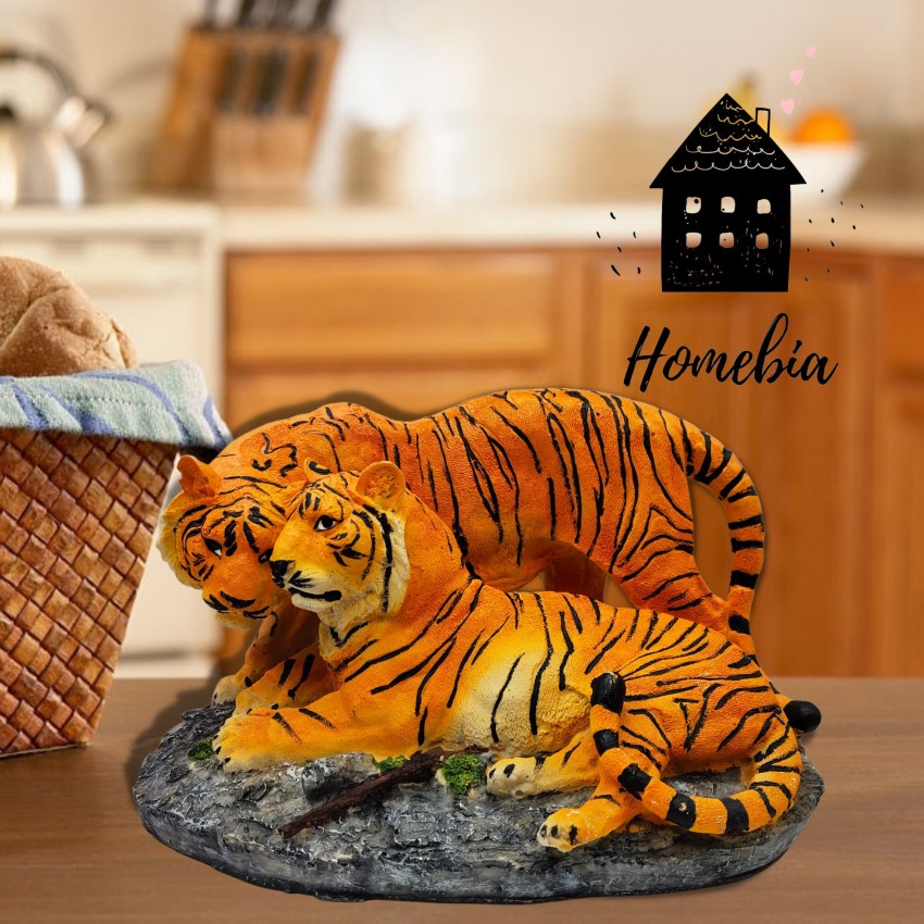 SN Handicrafts Handmade Tiger Statue with Family Animal Figurines Home  Decor Gifts Item Decorative Showpece for Living Room : Buy Online at Best  Price in KSA - Souq is now : Home