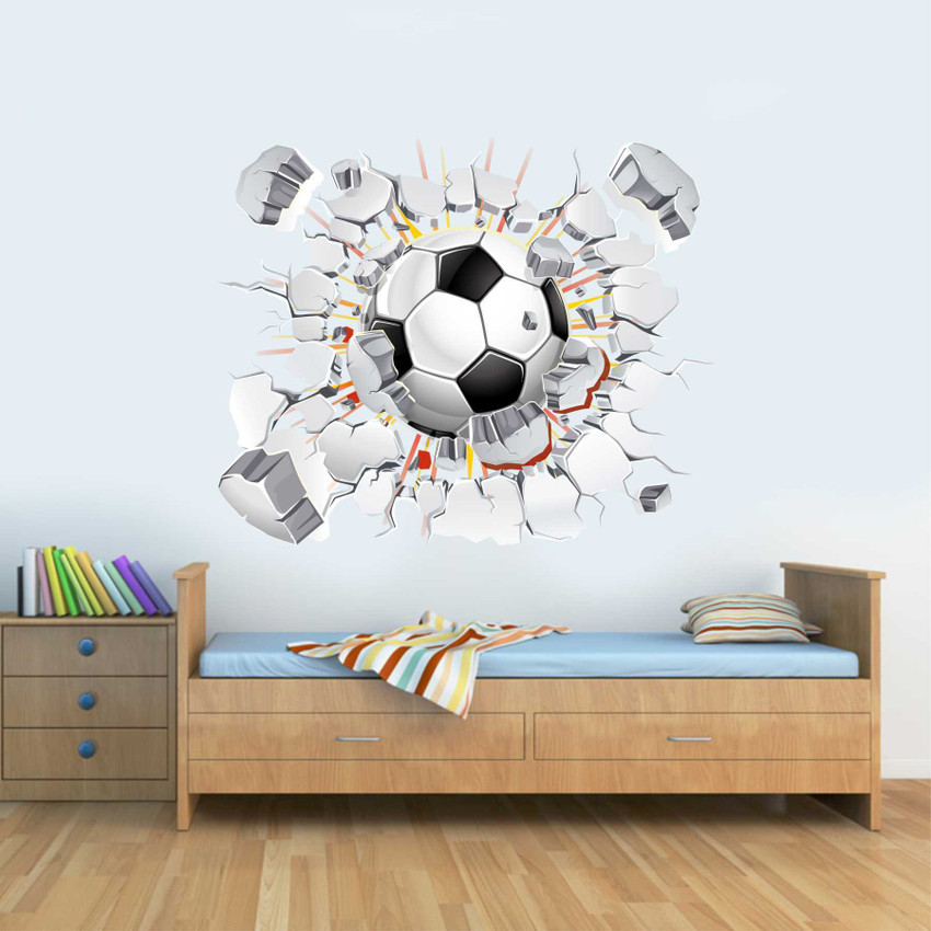 Football top wall stickers