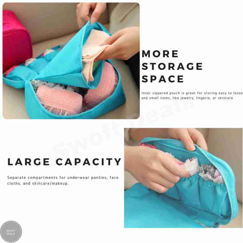 Hidden Washable Underwear Bra Pouch Small Storage Bag To Hang On