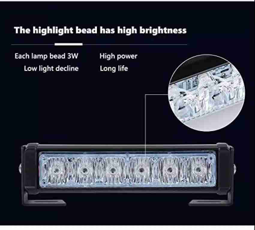 Blue and white on sale light bar