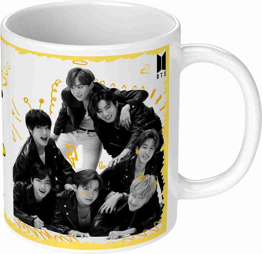 NH10 DESIGNS Bts Cup Bts Bts Black Cup Bts Product Bts Gift Bts Combo For  Girl (BTS-055) Ceramic Coffee Mug Price in India - Buy NH10 DESIGNS Bts Cup  Bts Bts Black