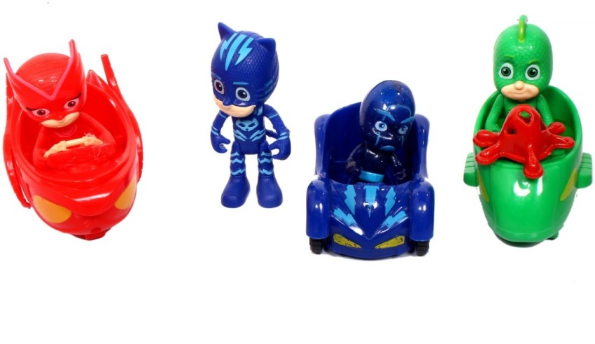 PJ Masks Night Time Mission Glow-in-the-Dark Action Figure Set, Preschool  Toy 