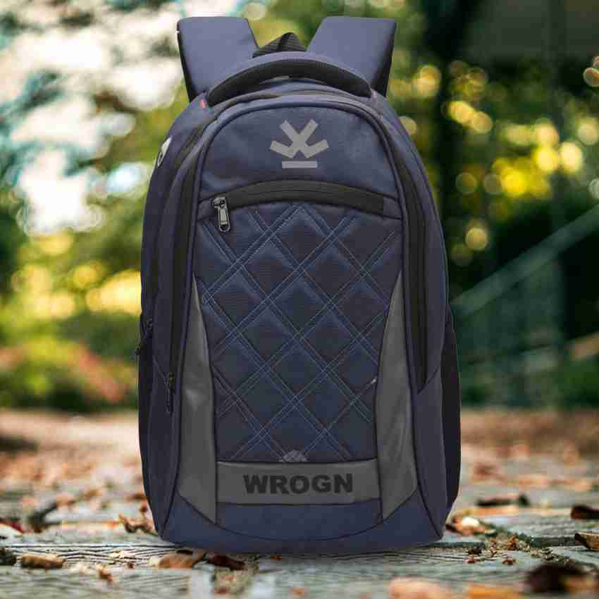 WROGN Casual Hustle 5.0 Padding Backpack with rain cover 38 L