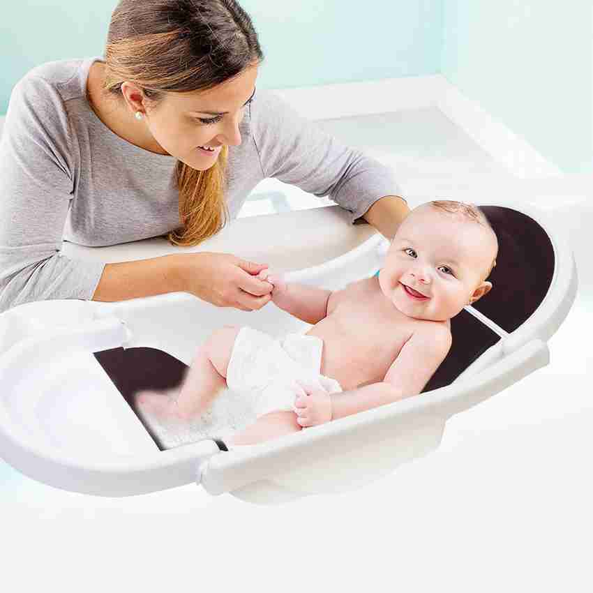 ODELEE Sunbaby Foldable Baby Bather Anti Slip Foam for Body Head Support Age 0 6 M