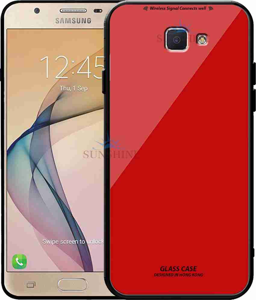 SUNSHINE Back Cover for SAMSUNG GALAXY J7 PRIME Luxurious 9H Toughened Glass Back Case SUNSHINE Flipkart