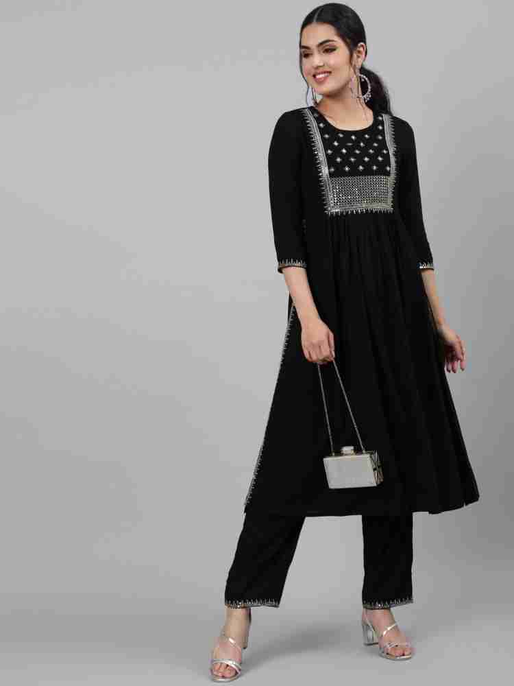 Flipkart on sale black kurti