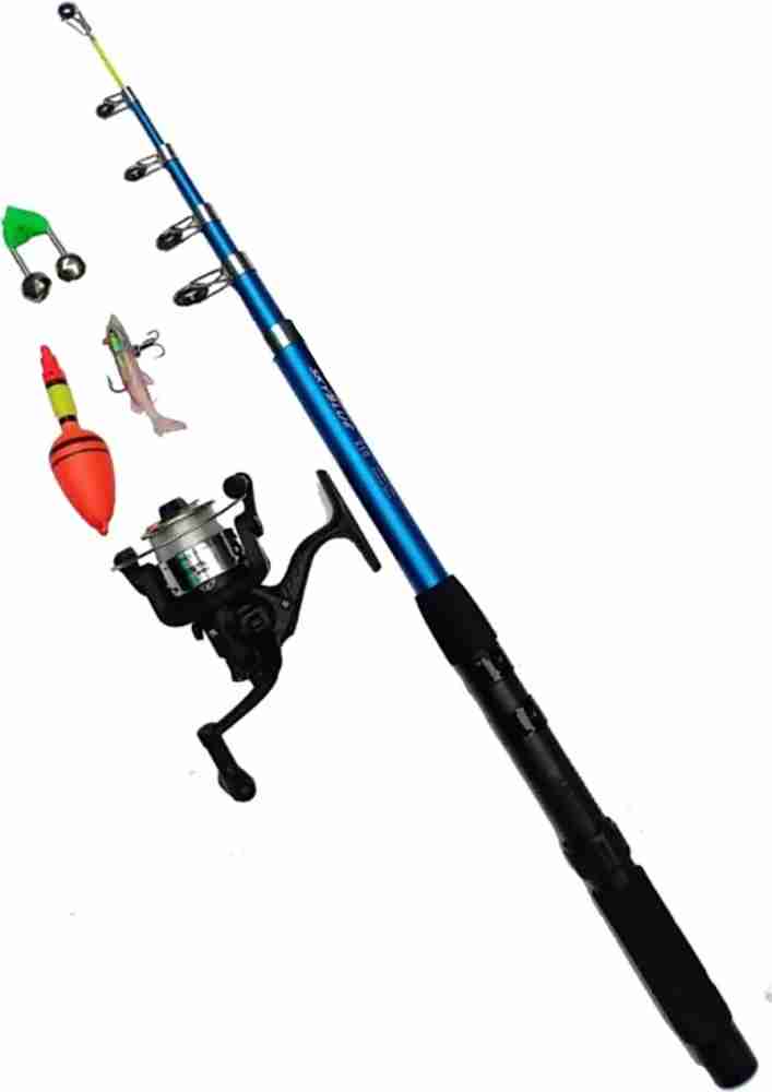 Bright Fishing rod and reel full set combo F200 Multicolor Fishing Rod  Price in India - Buy Bright Fishing rod and reel full set combo F200  Multicolor Fishing Rod online at