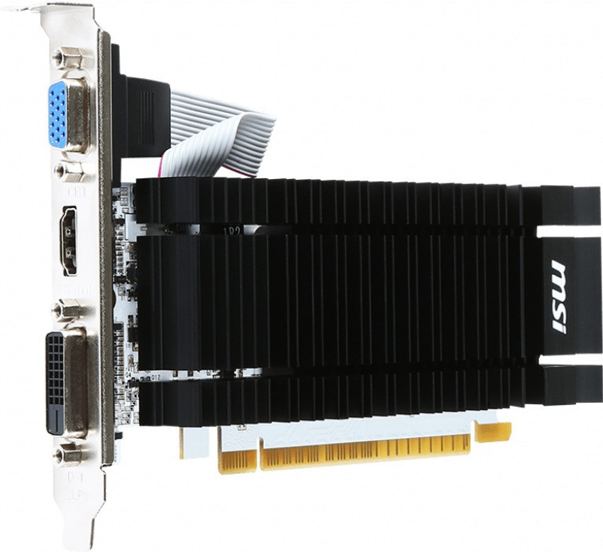 MSI NVIDIA GeForce GT 730 2GB DDR3 LPV1 GRAPHIC CARD Black 2 GB