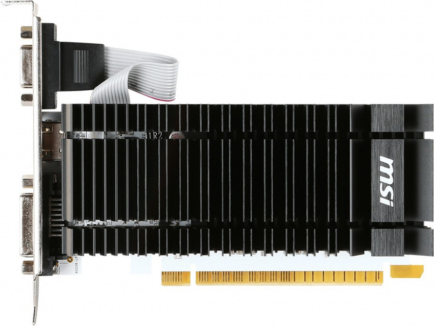 MSI NVIDIA GeForce GT 730 2GB DDR3 LPV1 GRAPHIC CARD Black 2 GB