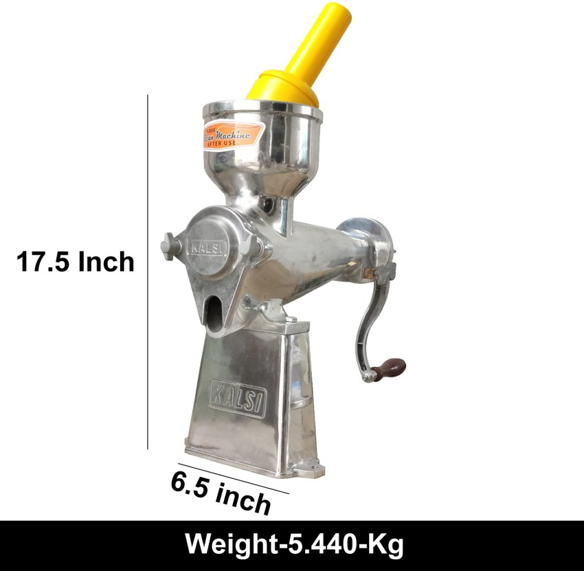 Kalsi Hand Operated Juicer Machine, Silver (No. - 9)