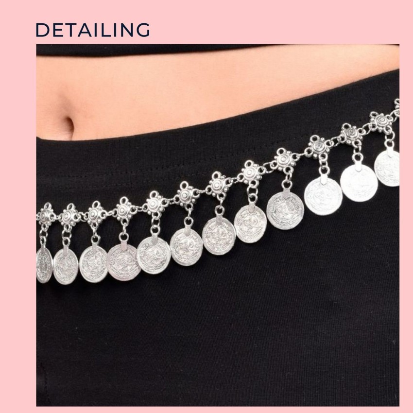 FEMNMAS Multi Coin Gypsy Belly Waist Chain Alloy Chain Price in