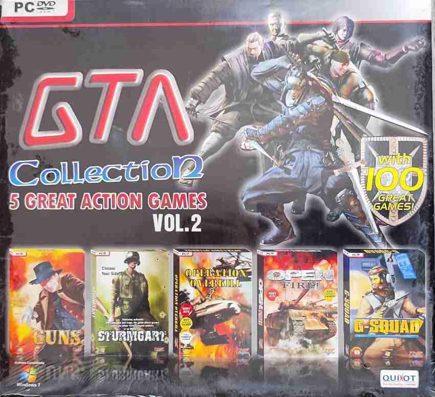 GT COLLECTION 5 GREAT ACTION GAMES VOL 2 PC DVD GAMES, GUNS 