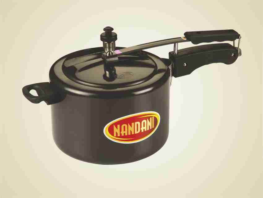 Nandani Hard Anodized Inner lid Pressure cooker 3 L Inner Lid Pressure Cooker Price in India Buy Nandani Hard Anodized Inner lid Pressure cooker 3 L Inner Lid Pressure Cooker online