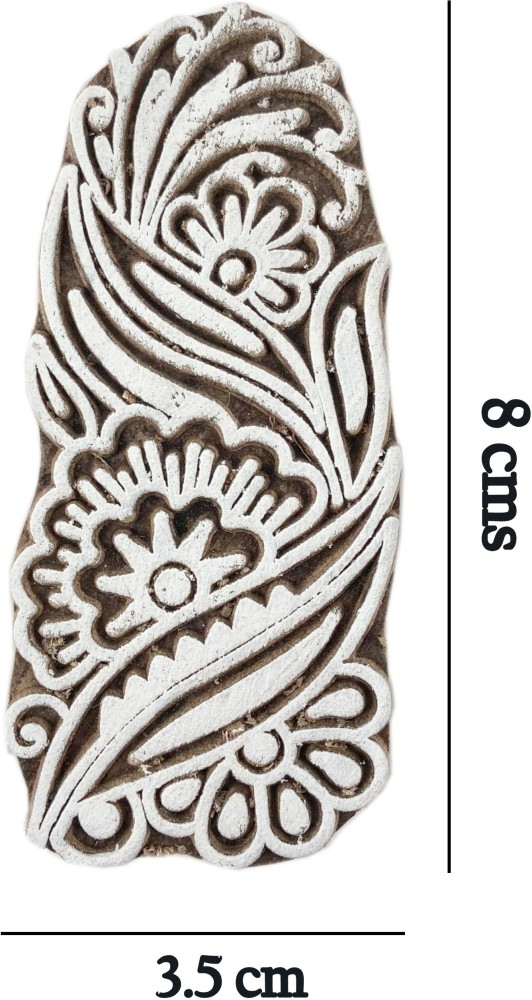 Indian Paper Print Design Block Stamps Tattoo Design  Amazonin Home   Kitchen