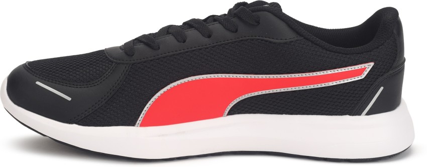 puma propel red running shoes