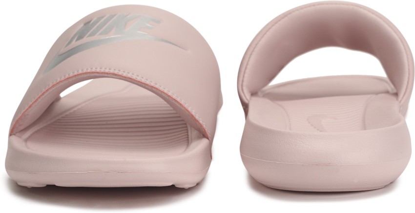 Nike slides 2025 women rose gold