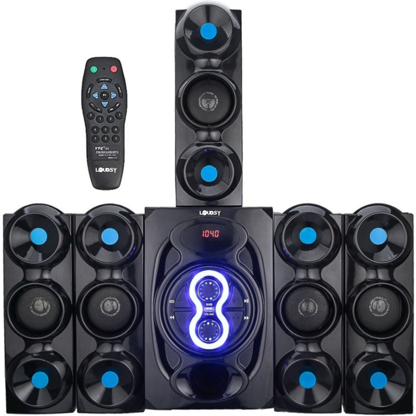LOUDSY HOT SELLING Ultra HD Powerful Dynamic Sound Powerful Bass 6 inch woofer 100 W Bluetooth Home Theatre