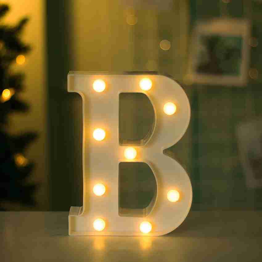 Brightlance LED Letter Lights Sign for wall hanging beside table