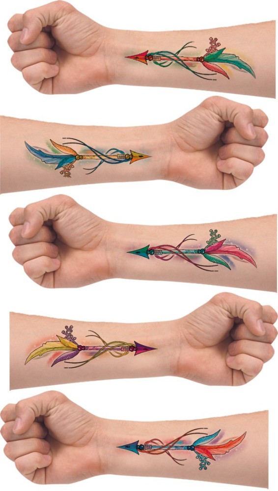 A lovely watercolor arrow tattoo tattoos arrowtattoo semicolonproject  semicolontattoo suicideprevention wate  Semicolon tattoo Tattoos  Hydrangea tattoo