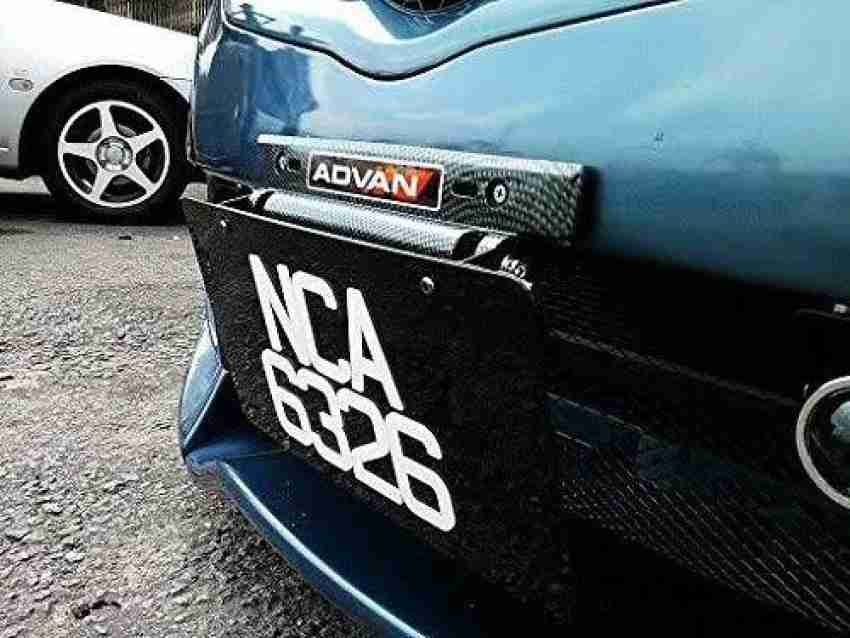 SEMAPHORE Car Auto License Plates Frame Holder Black For Audi A8