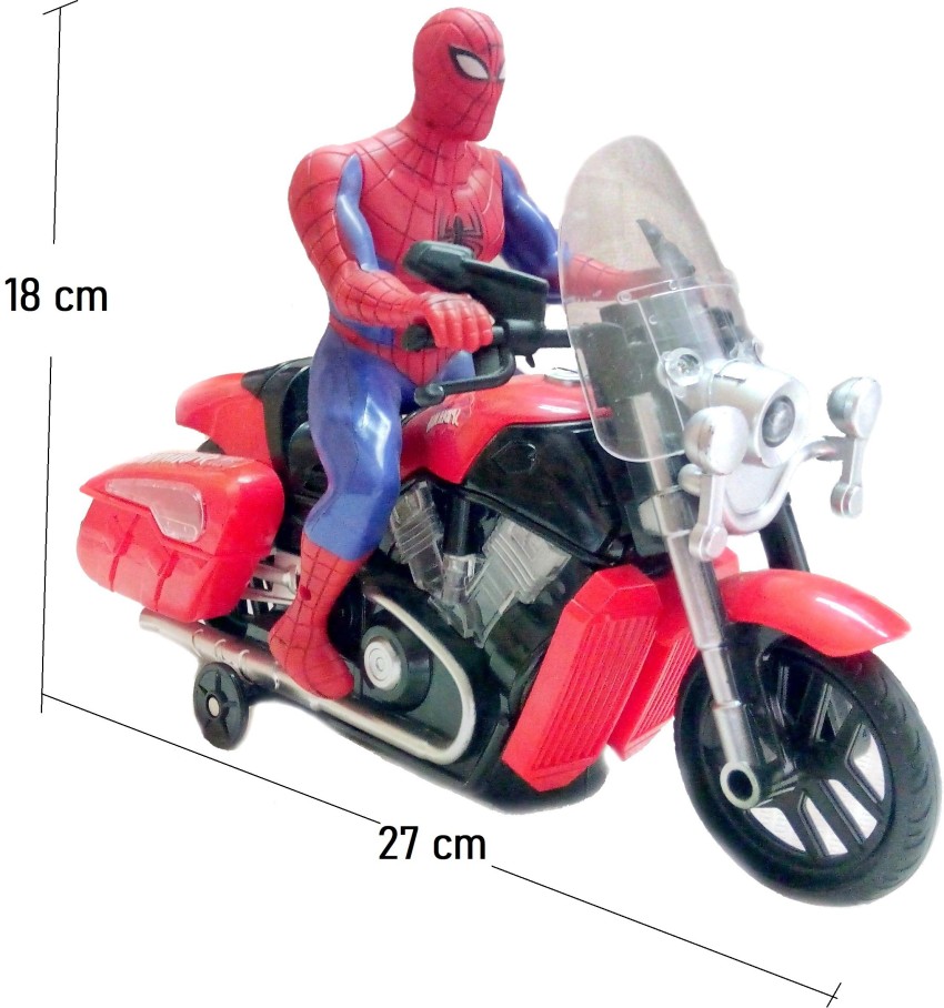 HALO NATION Light Sound Spiderman Bike Bump Go Vehicle