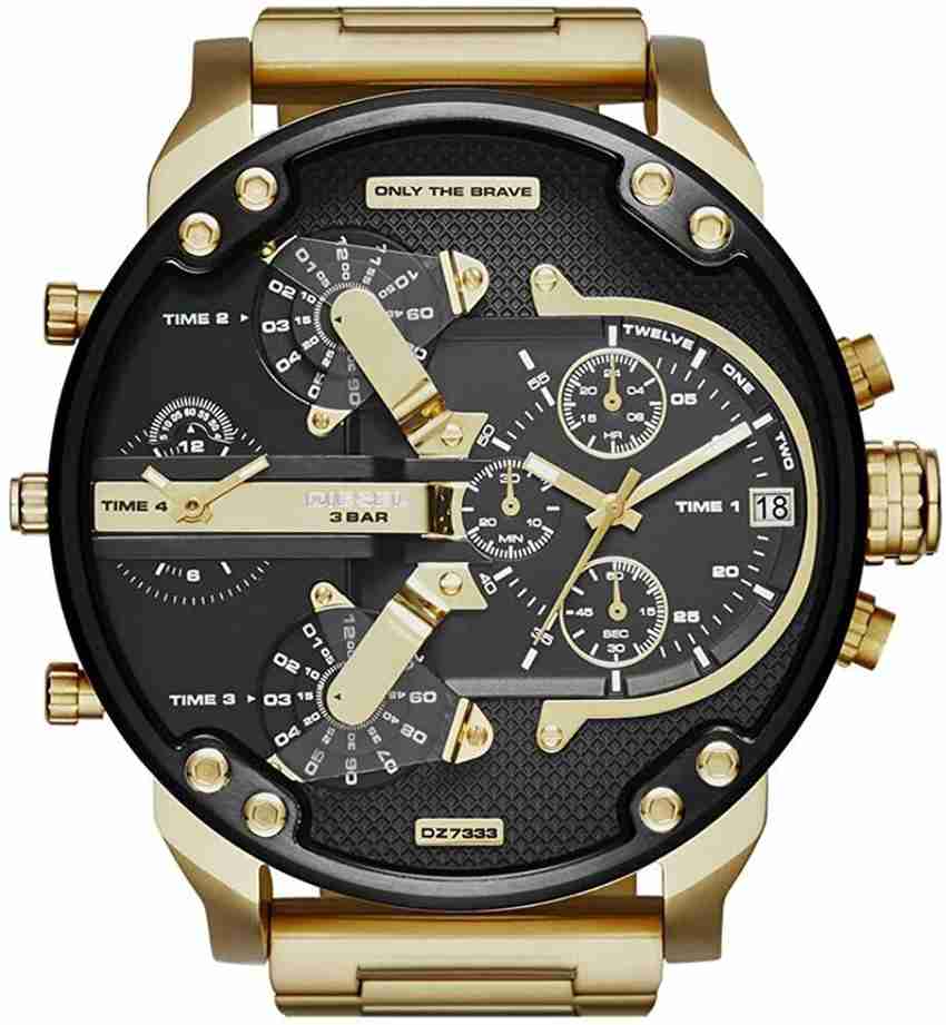 Big daddy black bracelet men's watch hot sale